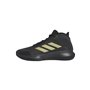 adidas Mixte Bounce Legends Shoes-Low, Carbon/Gold Met./Core Black, 42 2/3 EU