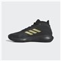 adidas Mixte Bounce Legends Shoes-Low, Carbon/Gold Met./Core Black, 42 2/3 EU