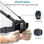 Sametop Harnais Fixation de Poitrine Chesty Sangle Compatible avec GoPro Hero 13 12 11 10 9 8 7 6 5 Session DJI Osmo Caméras d'a