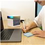 Silvergear® Climatiseur Mobile | Refroidisseur d'Air avec 3 Vitesses + Timer | Rafraîchisseur d'Air avec Brumisation et USB | Ec