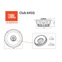 JBL Club 64SQ Gen 3 - Haut Parleur Voiture 16.5 cm de Harman Kardon pour Une Mise à Niveau Ultime de la Enceinte Voiture : 225W 