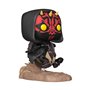 Funko Pop! Rides Deluxe: Star Wars Episode 1 The Phantom Menace Anniversary - Darth Maul on Bloodfin - Dark Maul - Figurine en V