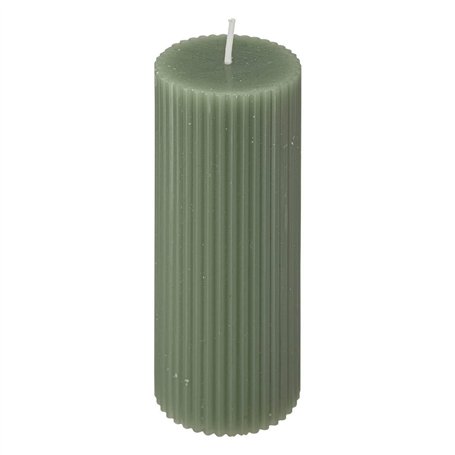 Atmosphera - Bougie ronde Demi en coton D5cm vert céladon