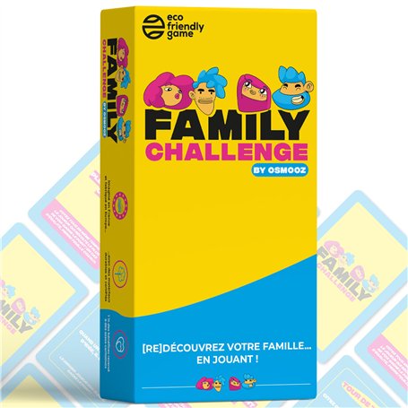 ATM Gaming Family Challenge - Jeux de société Famille - Questions et Défis Amusants pour Enfants et Adultes - Jeu de Cartes dès 
