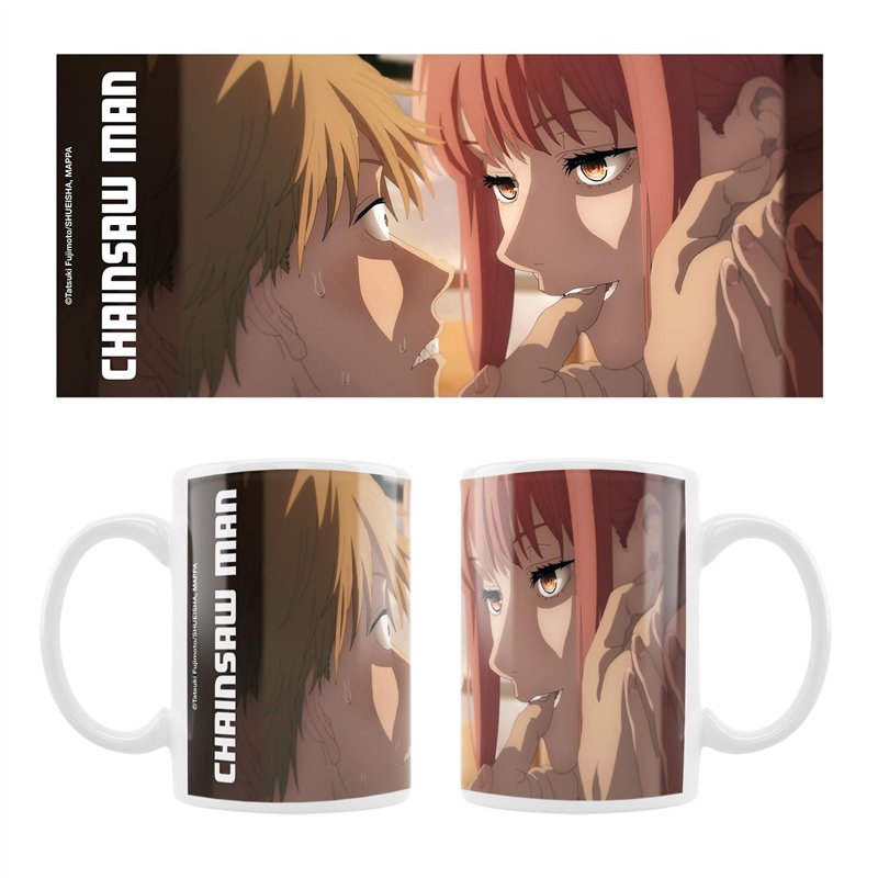 Crunchyroll Chainsaw Man Denji & Makima - Tasse - 320 ml - Original & sous licence