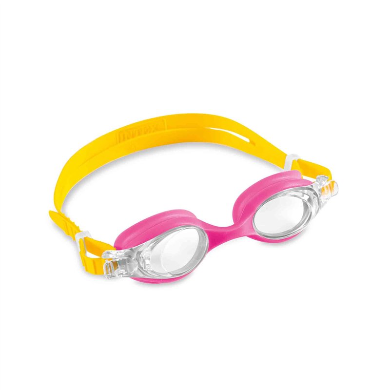 Image secondaire de Intex 55693 Lot de 2 lunettes de natation pour enfants en polycarbonate, silicone, multicolore, 3-8 ans