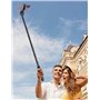 190cm Trepied Smartphone en Aluminium, Extensible Perche à Selfie Trepied, Trépied de Téléphone avec Télécommandeet Support pour