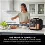 Ninja Speedi 10-en-1 Autocuiseur rapide, Air Fryer, Friteuse à air et Multicuiseur, 5.7L, Repas pour 4 en 15 minutes, Vapeur, Gr