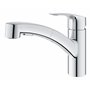 GROHE Eurosmart 3030510F Mitigeur d'évier de cuisine avec double pulvérisation extractible 1/2" Chromé