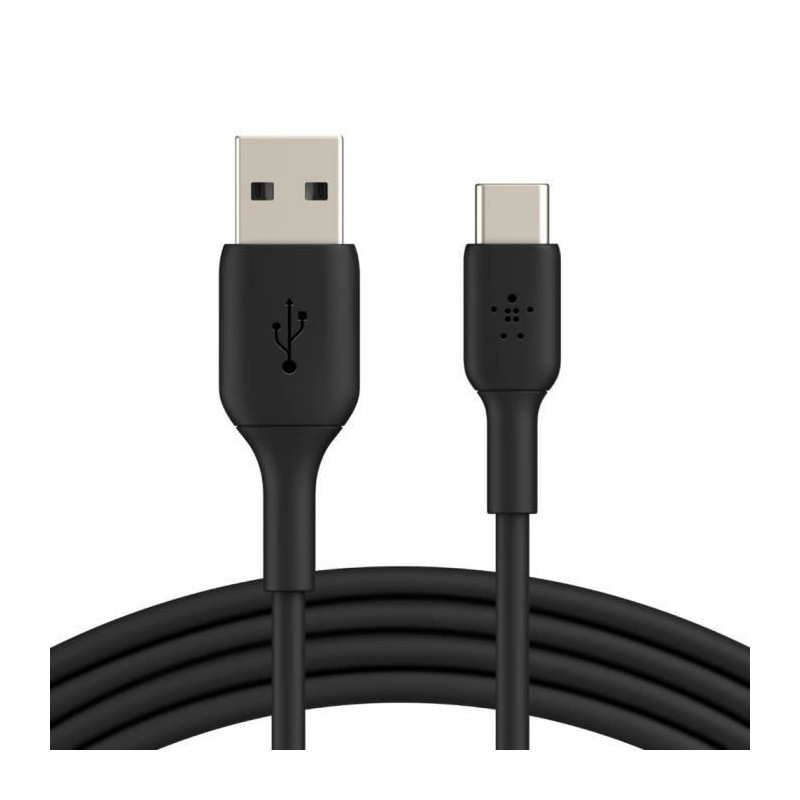 Belkin CAB001BT2MBK câble USB 2 m USB A USB C Noir