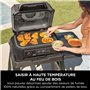 Ninja Woodfire Plancha XL, plaque à rainures plate non adhésive, accessoire officiel Ninja, compatible avec les barbecues électr