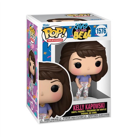 Funko Pop! TV: SBTB 30th – Kelly Kapowski - Saved by The Bell - Figurine en Vinyle à Collectionner - Idée de Cadeau - Produits O