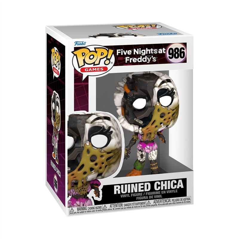 Funko Pop! Games: Five Nights at Freddy's: Ruin - Chica The Chicken - FNAF - Figurine en Vinyle à Collectionner - Idée de Cadeau