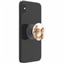 PopSockets | PopGrip | Support extensible et poignée pour smartphones et tablettes | Support de doigt Basic Snoozy Cat