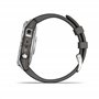 Garmin - Fenix 7 - Montres GPS Multisports connectée Haute Performance - Silver avec Bracelet Gris - Boitier 47mm (Reconditionné