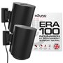 ERA100 Lot de 2 supports de fixation murale inclinables et pivotants, noir, double (2 pièces), compatibles avec Sonos ERA 100, i