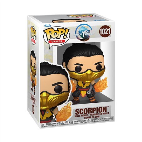 Funko Pop! Games: MK1- Scorpion - Mortal Kombat Game Franchise - Figurine en Vinyle à Collectionner - Idée de Cadeau - Produits 