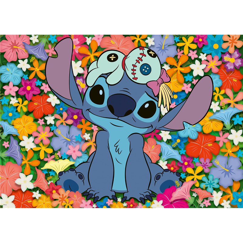 Ravensburger - Puzzle Adulte - Puzzle 1000 pièces - Stitch et Souillon - Adultes et Enfants à partir de 14 Ans - Puzzle de quali