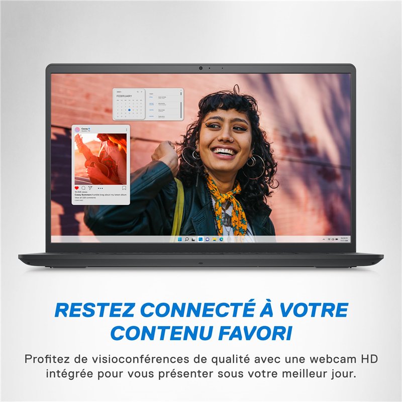 Image secondaire de Dell Inspiron 15 (3530) - Ordinateur Portable 15,6'' Écran FHD 120 Hz, Intel Core i5-1334U, 16 Go RAM, 512 Go SSD, Intel Iris XE