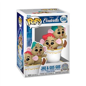 Funko Pop! Disney: Cinderellas 75th - Gus Gus - J & G in Cup- Figurine en Vinyle à Collectionner - Idée de Cadeau - Produits Off
