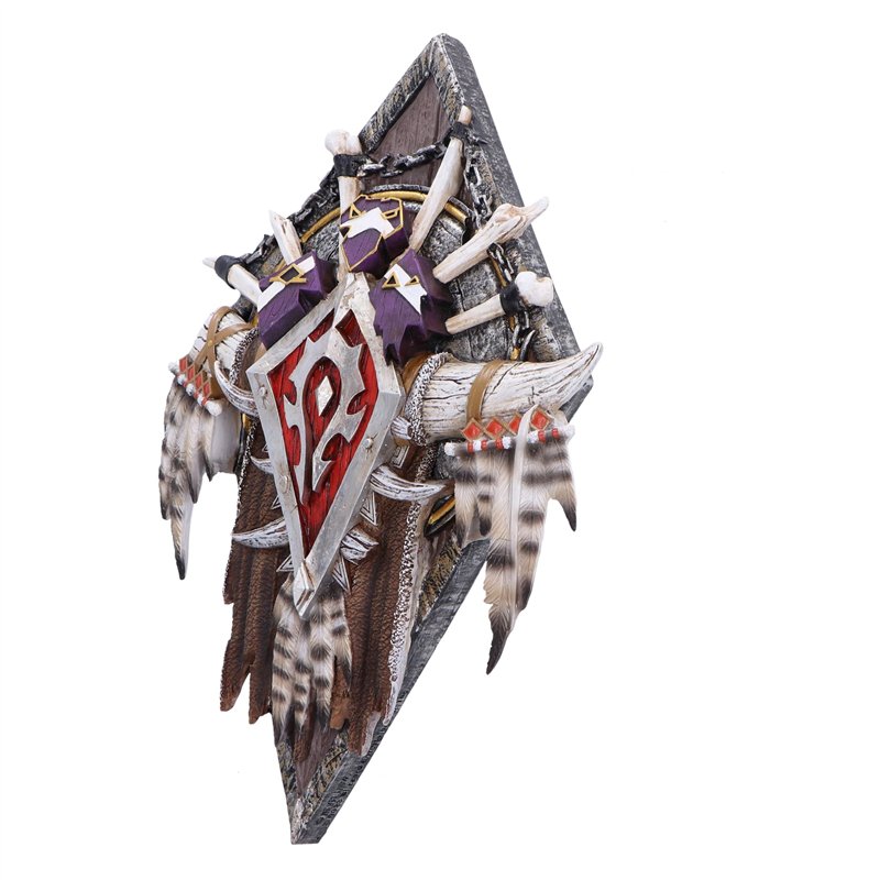 Image secondaire de Nemesis Now World of Warcraft Horde Plaque murale 30 cm, résine, rouge, produit officiel World of Warcraft, décoration murale de