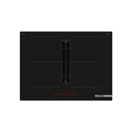 Bosch PVQ711H26E, Série 6, Plaque induction aspirante, 4 feux, Noir