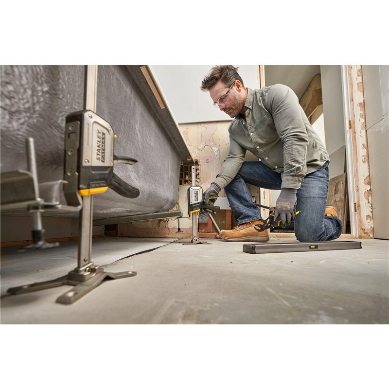 Image secondaire de STANLEY Fatmax Tradelift Outil Multifonctionnel de Levage (Jusqu'à 150 kg), de Mise à Niveau (Ajustements de 2,5 mm), de Maintie