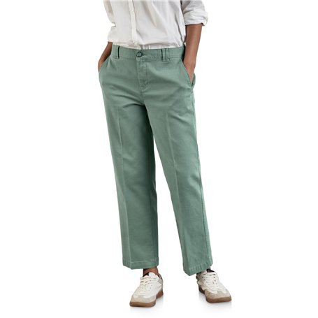 STREET ONE A378090 Pantalon Coupe Décontractée, Vert d'eau, 40W x 28L Femmes