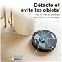 Shark Matrix Plus 2-en-1 Robot aspirateur-balai avec cartographie LiDAR, nettoyage matriciel pour moquette, sols durs et poils,