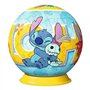 Ravensburger - Puzzle 3D Ball - Stitch - A partir de 6 Ans - 72 pièces numérotées à Assembler sans Colle - Support Inclus - Diam