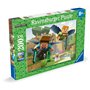 Ravensburger - Puzzle Enfant - 200 pièces XXL - Les Aventures de Minecraft - Fille ou garçon dès 8 Ans - Puzzle de qualité supér