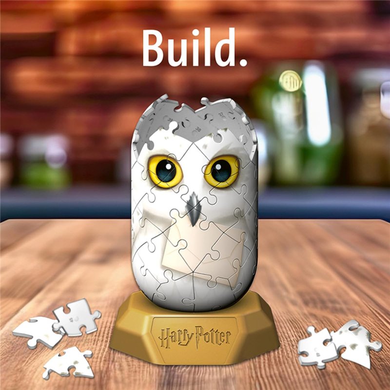 Image secondaire de Ravensburger - Puzzle 3D Hylkies - Édition Harry Potter - Figurine n°16 Hedwige - Adultes et Enfants - 54 pièces numérotées à As