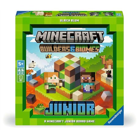 Ravensburger 24615 Minecraft Builders & Biomes Junior – Jeu coopératif pour Enfants à partir de 5 Ans pour 2 à 4 Personnes