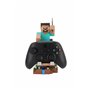 Cable Guys - Minecraft Steve Gaming Accessories Holder & Phone Holder for Most Controller (Xbox, Play Station, Nintendo Switch)
