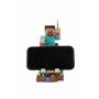 Cable Guys - Minecraft Steve Gaming Accessories Holder & Phone Holder for Most Controller (Xbox, Play Station, Nintendo Switch)