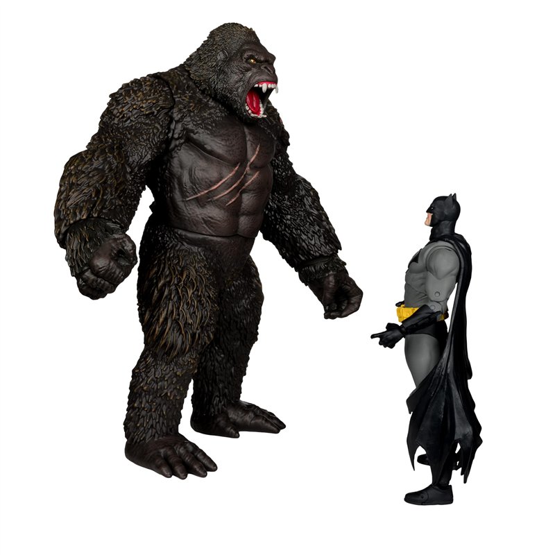 McFarlane Toys - DC Multiverse Batman vs. Kong (Justice League vs Godzilla vs Kong) Lot de 2
