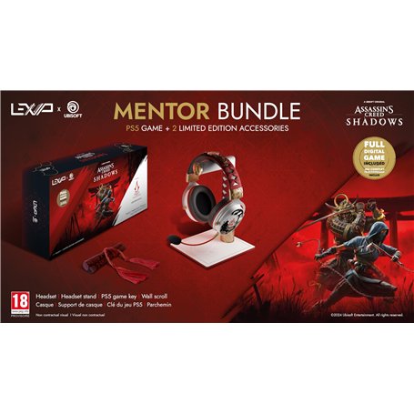 Lexip X Ubisoft Assassin's Creed Shadows "Mentor" Box - PS5 Game, Headset & Stand