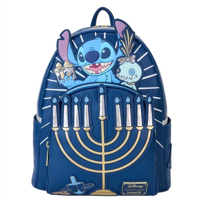 Loungefly Disney Lilo & Stitch Menorah Stitch Mini sac à dos lumineux