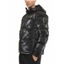 EA7 Armani 6DPB34 PNHMZ 1200 Veste matelassée noire avec logo répété Taille XXL, Noir , XXL