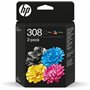 HP 308 Pack de 2 Cartouches d’Encre Authentiques Noir/Trois Couleurs