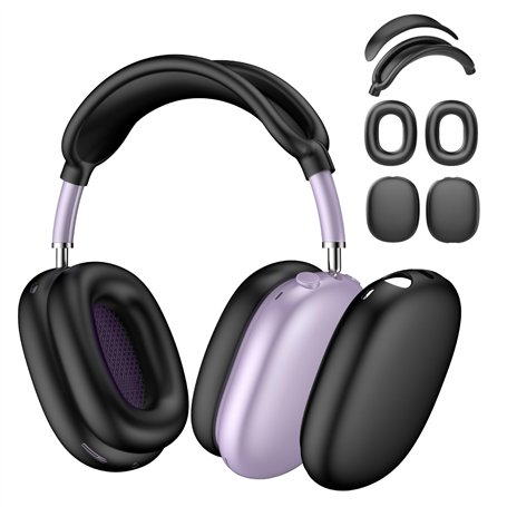 GlasFlength Coque pour Apple Airpods Max, Silicone Souple Protection Housse Casque pour Airpods Max Accessoire Protège Les Écout