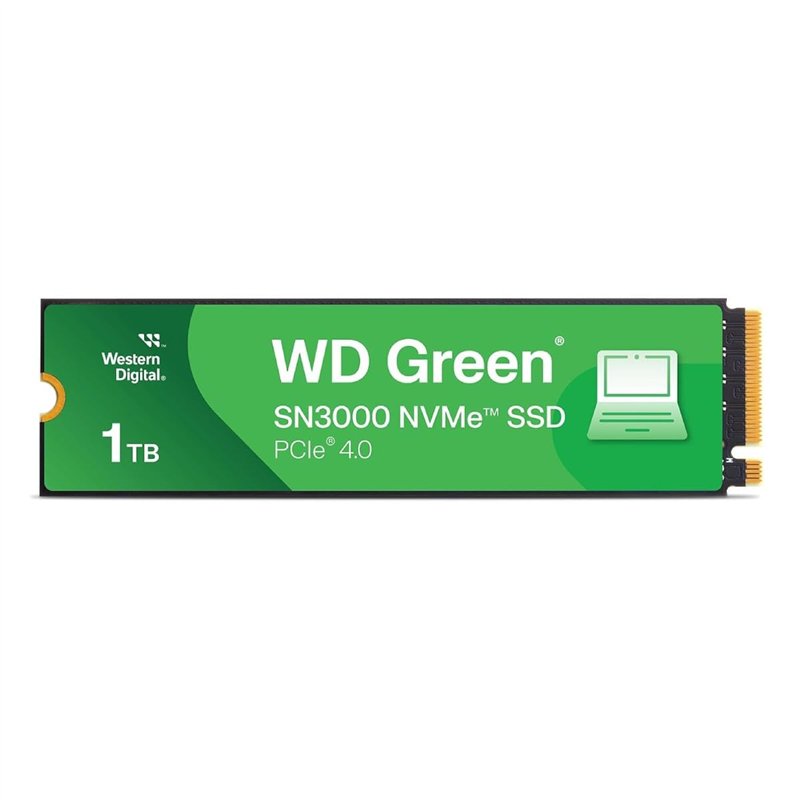 WESTERN DIGITAL WD Green SN3000 PCIe Gen4 x4 NVMe 1To