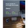 Belkin Hub GaN USB-C 11-en-1 Dock Pro (150 W, Station d'accueil multiport avec Port USB-C, USB-A, Ethernet, SD, Micro SD, 3,5 mm