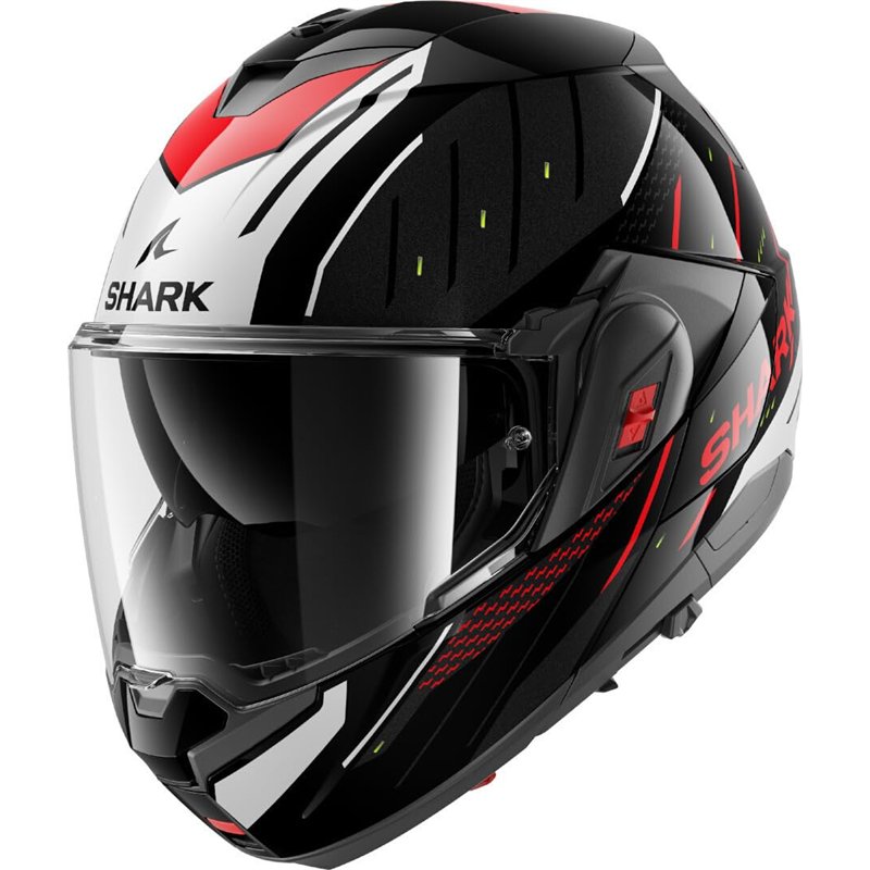 Image secondaire de SHARK, Casque Moto Modulable OXO RYDGER Black Silver Red KSR, XXL