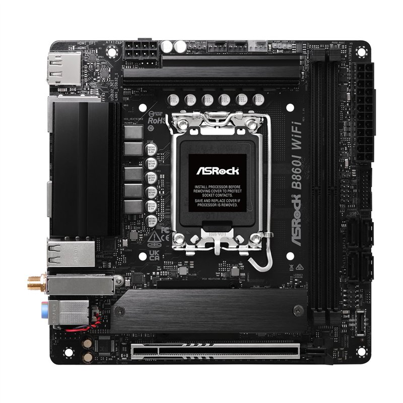 Image secondaire de ASRock B860I WiFi DDR5 Intel S1851 retail (90-MXBQQ0-A0UAYZ)