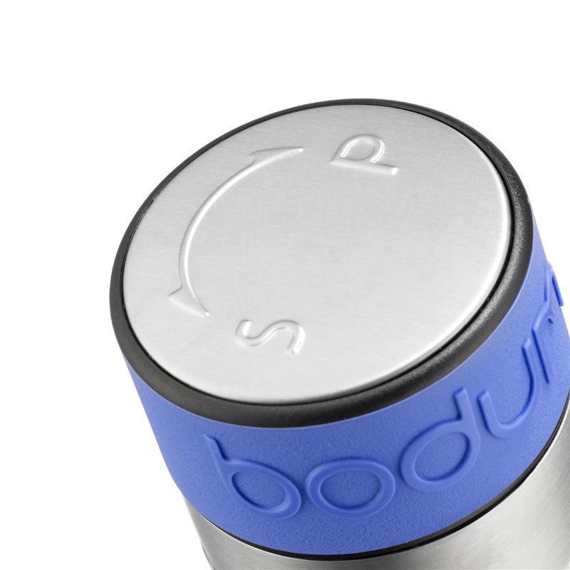 Image secondaire de TWIN Moulin à sel et poivre combiné, manuel, inox, Blue