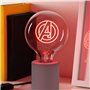 Paladone Ampoule décorative LED néon E27 Marvel Avengers - S’ajoute à n'importe quelle lampe compatible Edison, Cadeau de collec