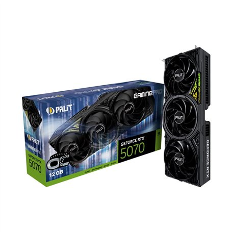 Palit GeForce RTX 5070 GamingPro OC (12 Go GDDR7/PCI Express 5.0/MHz/28000 MHz)