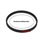 ECSiNG 4pcs Courroies d'aspirateur Compatible avec Shark Rocket HV300 HV301 HV302 HV305 HV308 Série Circonférence 207mm Largeur