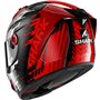 SHARK, Casque Moto Intégral Aeron Edgy Carbon Red Chrome DRU, XXL